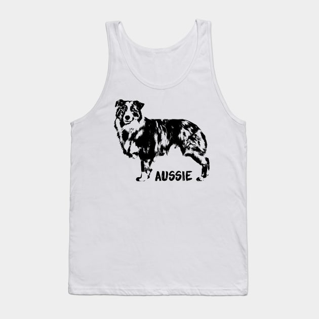 Australian Shepherd  - Aussie Tank Top by Nartissima